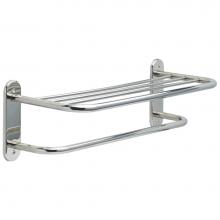Delta Faucet 43624 - Other 24'' Metal Towel Shelf with One Bar, Exposed Mounting