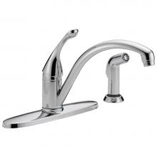 Delta Faucet 440-DST - Collins™ Single Handle Kitchen Faucet with Spray