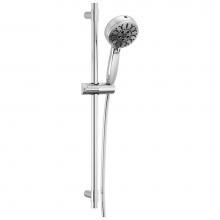 Delta Faucet 51584-PR - Universal Showering Components 7-Setting Slide Bar Hand Shower with Cleaning Spray