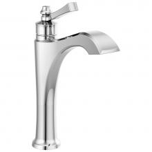 Delta Faucet 656-DST - Dorval™ Single Handle Mid-Height Vessel Bathroom Faucet