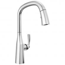 Delta Faucet 9176-PR-DST - Stryke® Single Handle Pull Down Kitchen Faucet