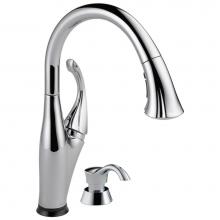 Delta Faucet 9192T-SD-DST - Addison™ Single Handle Pull-Down Kitchen Faucet with Touch2O® Technology and Soap Dispenser