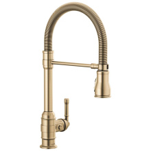 Delta Faucet 9690-CZ-DST - Broderick™ Single Handle Pull-Down Kitchen Faucet With Spring Spout