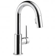 Delta Faucet 9959-LS-DST - Trinsic® Single Handle Pull-Down Bar/Prep Kitchen Limited Swivel