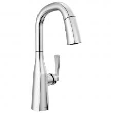 Delta Faucet 9976-PR-DST - Stryke® Single Handle Pull-Down Bar/Prep Faucet