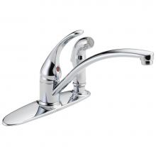 Delta Faucet B3310LF - Foundations® Single Handle Kitchen Faucet with Integral Spray