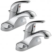 Delta Faucet B510LF-PPU-ECO2 - Foundations® Single Handle Centerset Bathroom Faucet