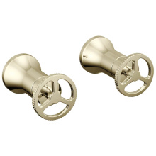 Delta Faucet H558PN - Trinsic® Wheel Handle - Wall Mount Lav