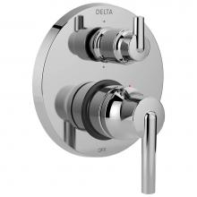 Delta Faucet T24959 - Trinsic® Contemporary Two Handle Monitor® 14 Series Valve Trim with 6-Setting Integrated
