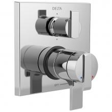 Delta Faucet T27967 - Ara® Angular Modern Monitor® 17 Series Valve Trim with 6-Setting Integrated Diverter