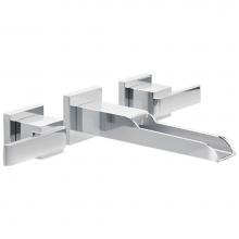 Delta Faucet T3568LF-WL - Ara® Two Handle Wall Mount Channel Bathroom Faucet Trim