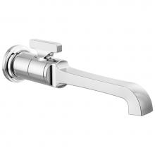 Delta Faucet T3589LF-PR-WL - Tetra™ Single Handle Wall Mount Bathroom Faucet Trim