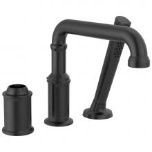 Delta Faucet T3784-BLLHP - Broderick™ Three Hole Roman Tub Trim with Hand Shower - Less Handle