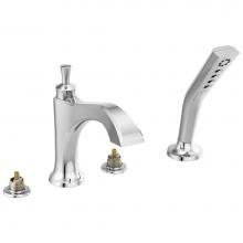 Delta Faucet T4756-LHP - Dorval™ Roman Tub with Hand Shower Trim - Less Handles