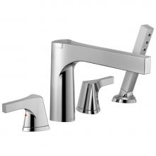 Delta Faucet T4774 - Zura® Roman Tub with Hand Shower Trim