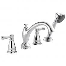 Delta Faucet T4793 - Linden™ Traditional Roman Tub with Hand Shower Trim