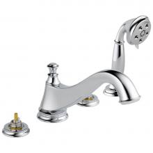 Delta Faucet T4795-LHP - Cassidy™ Roman Tub Trim with Hand Shower - Low Arc Spout - Less Handles