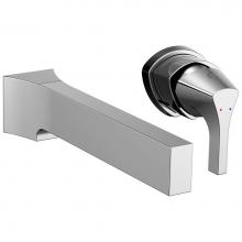 Delta Faucet T574LF-WL - Zura® Single Handle Wall Mount Bathroom Faucet Trim