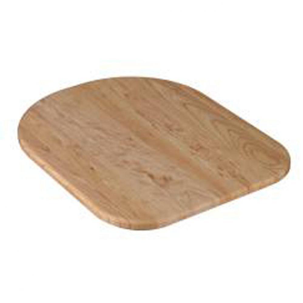 Natural wood dshaped cutting board