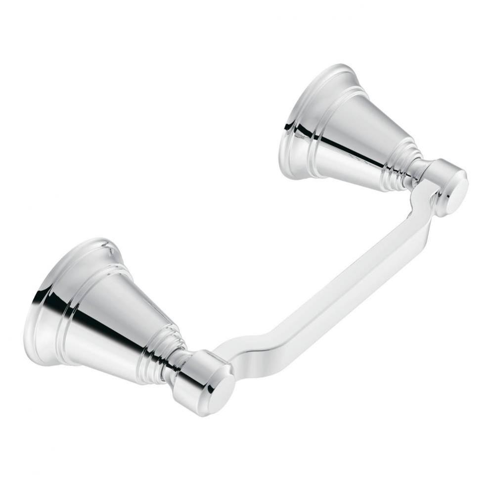Rothbury Pivoting Double Post Toilet Paper Holder in Chrome