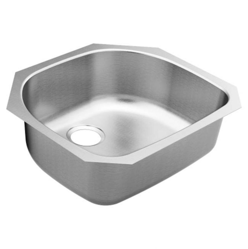 23.5 x 21-3_16 stainless steel 18 gauge single bowl sink