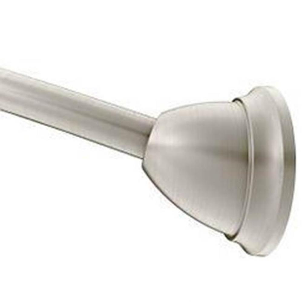 Brushed Nickel Tension Or Permanent