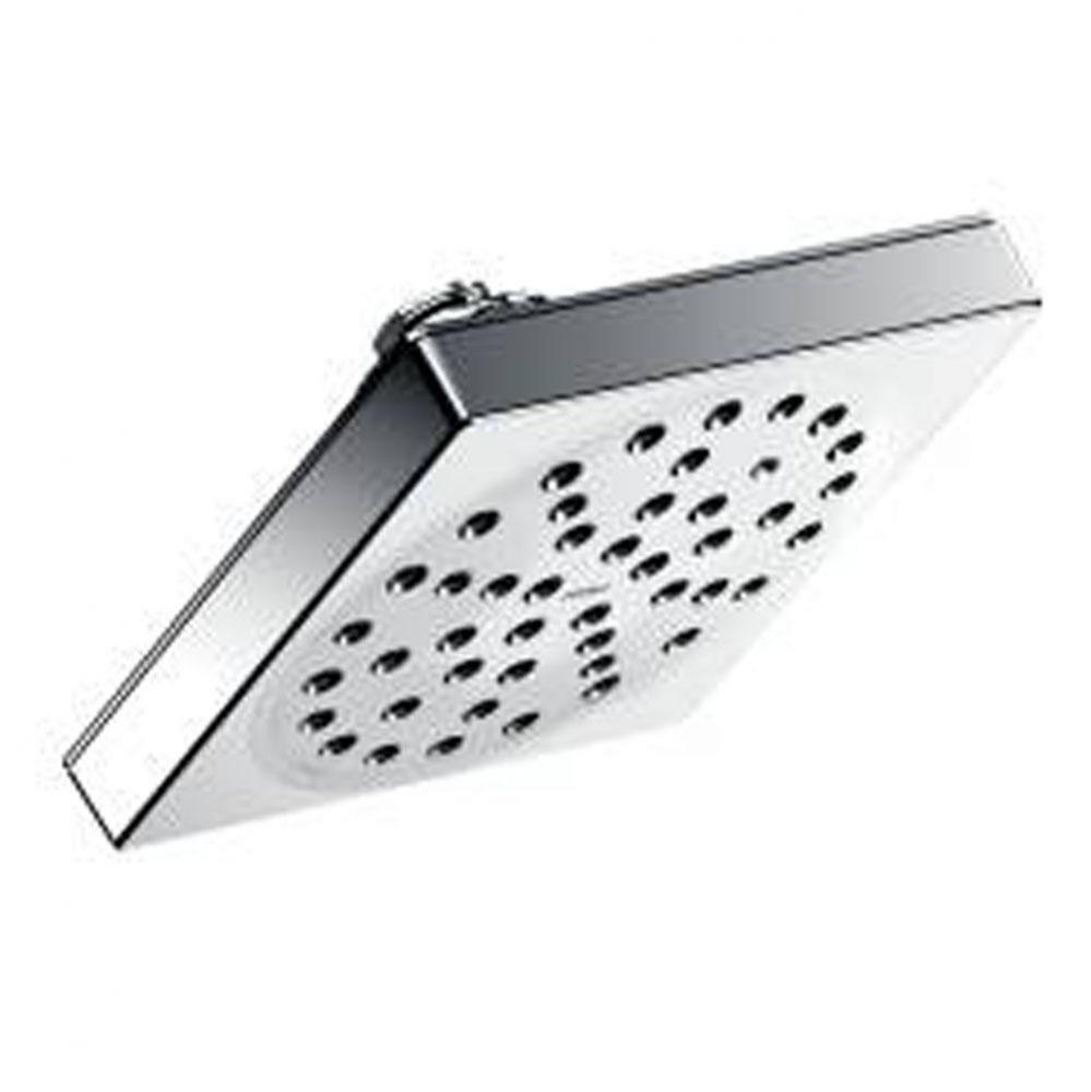 Chrome one-function 6&apos;&apos; diameter spray head eco-performance rainshower