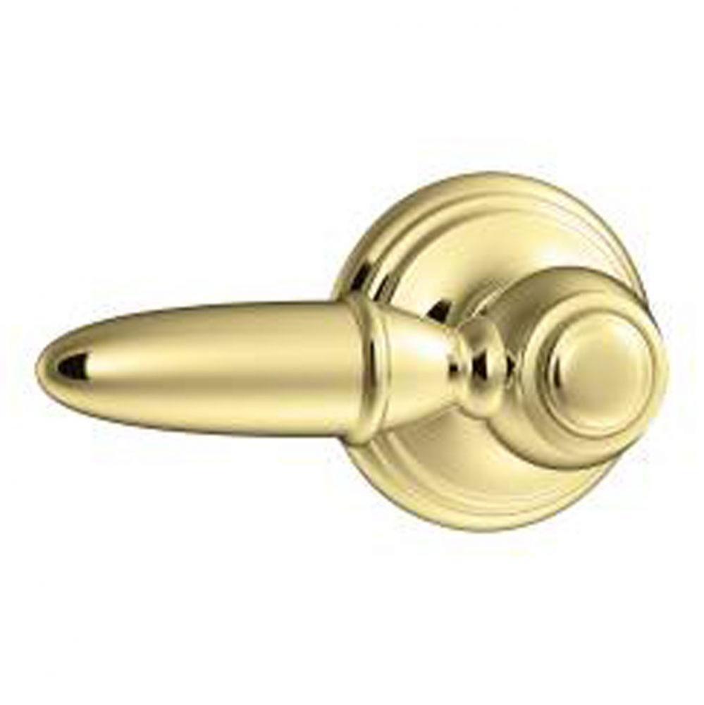 Polished brass tank lever
