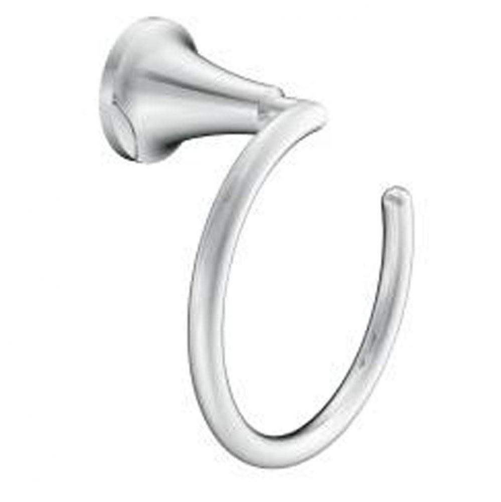 Chrome towel ring