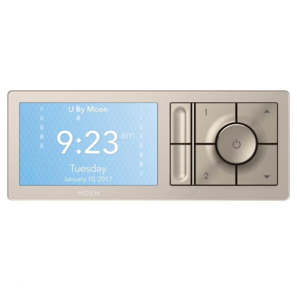 Smart Shower 2-Outlet Digital Shower Controller for Thermostatic Shower Valve, Terra Beige