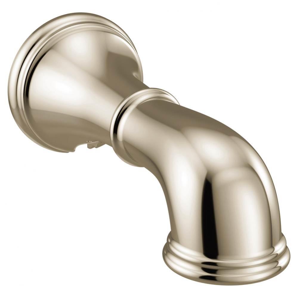 Belfield Replacement Tub Non-Diverter Spout 1/2-Inch Slip Fit Connection, Polished Nickel