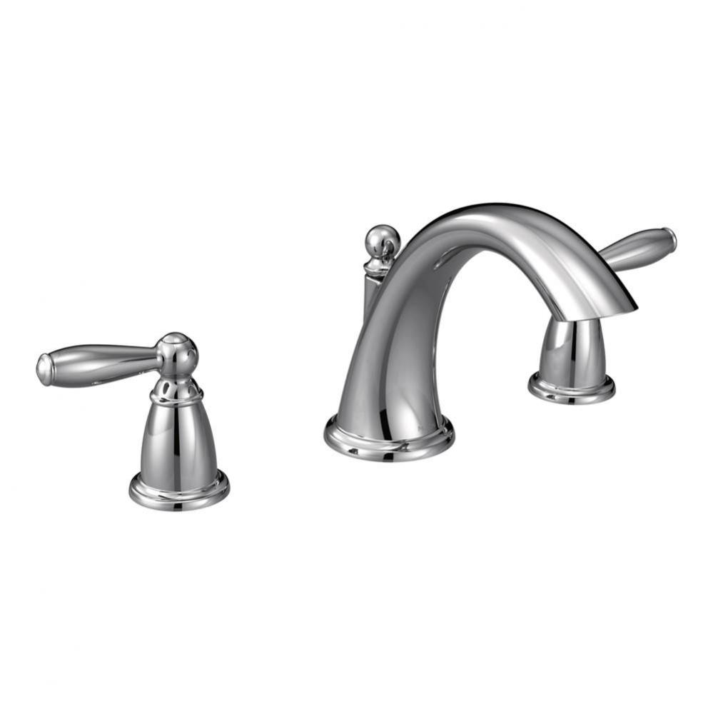 Brantford 2-Handle Deck-Mount Roman Tub Faucet Trim Kit in Chrome (Valve Sold Separately)