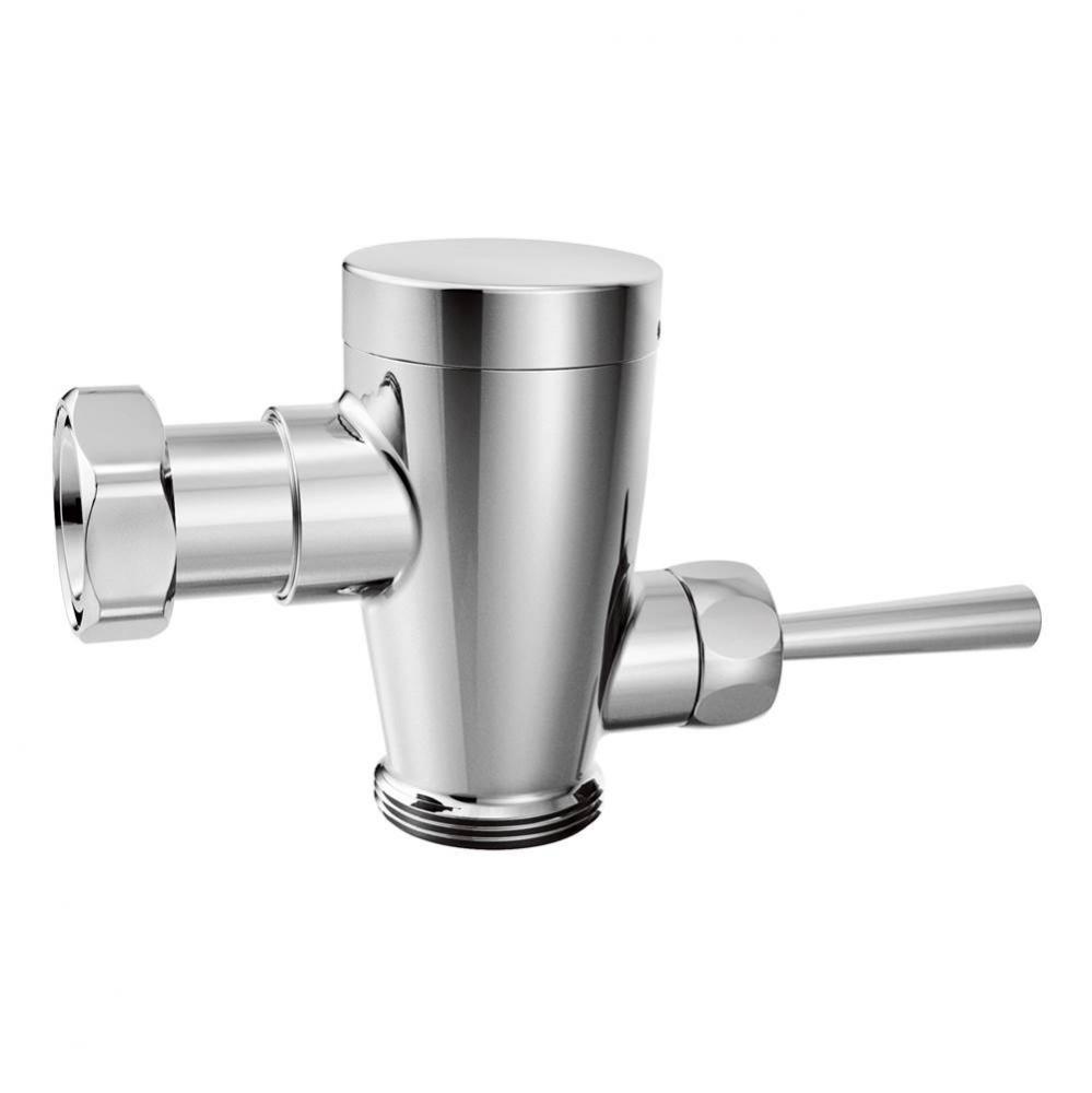 Chrome manual flush valve 1 1/2&apos;&apos; water closet retro fit