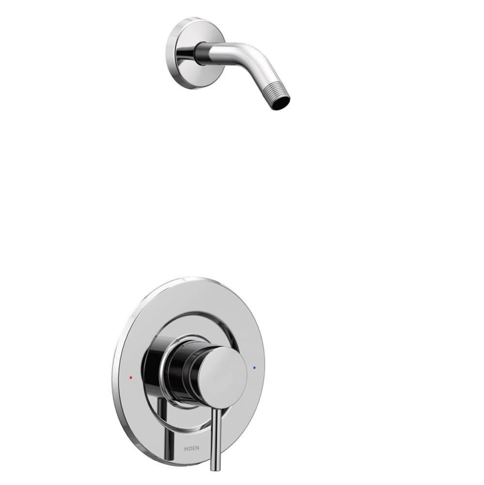 Align Posi-Temp Pressure Balancing Modern Shower Trim Kit without Showerhead, Valve Required, Chro
