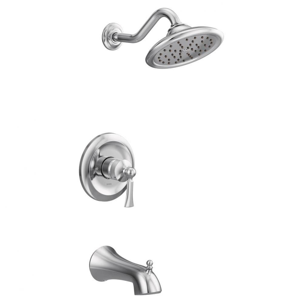Wynford M-CORE 3-Series 1-Handle Eco-Performance Tub and Shower Trim Kit in Chrome (Valve Sold Sep