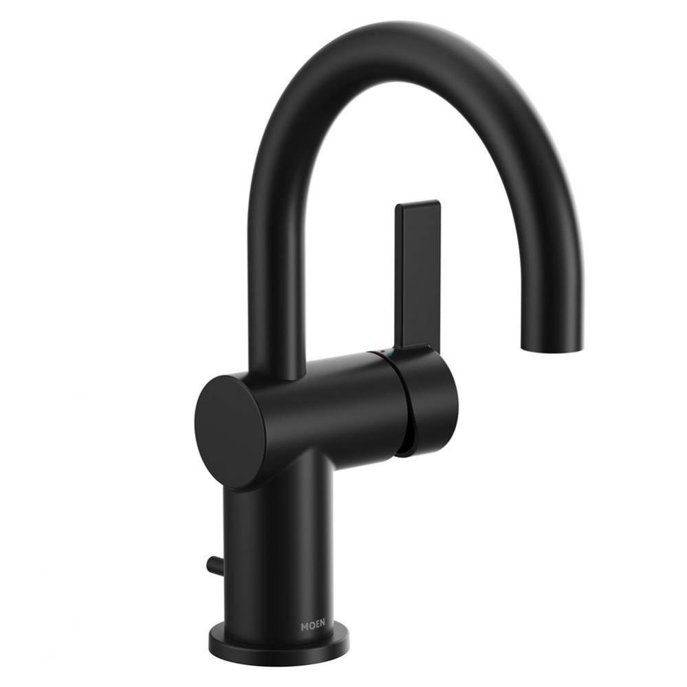 Cia Single Handle Bathroom Sink Faucet in Matte Black