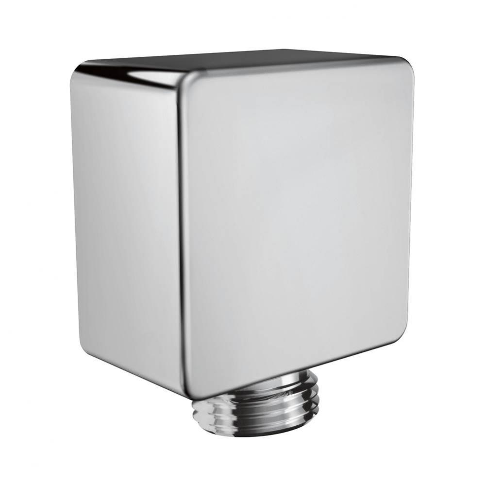 Square Drop Ell Handheld Shower Wall Connector, Chrome