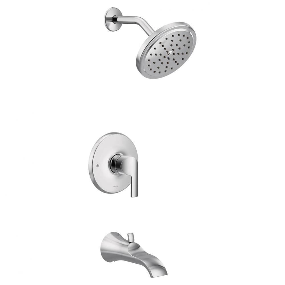 Doux M-CORE 3-Series 1-Handle Eco-Performance Tub and Shower Trim Kit in Chrome (Valve Sold Separa