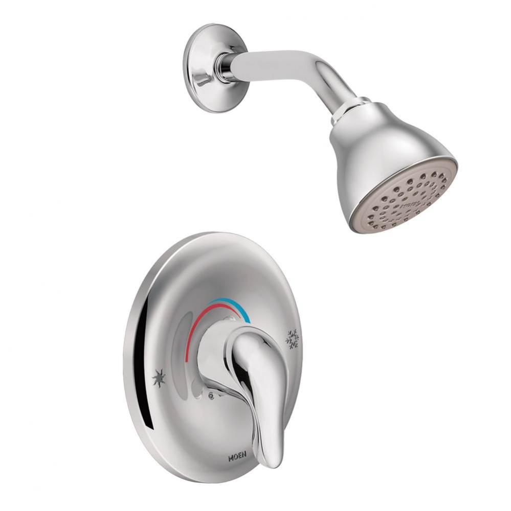 One-Handle Posi-Temp Eco-Performance Shower and Trim, Valve Required, Chrome