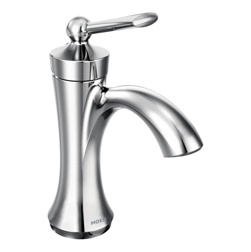 Wynford One-Handle High-Arc Bathroom Faucet with Drain Assembly, Chrome