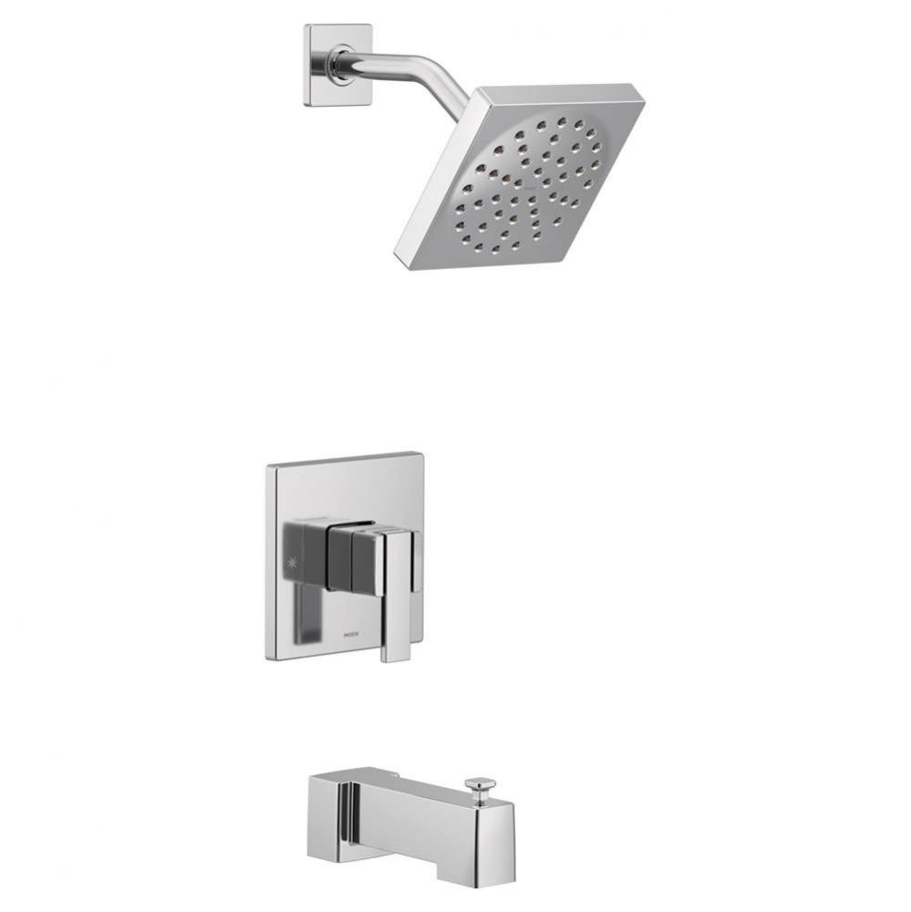 90 Degree M-CORE 3-Series 1-Handle Eco-Performance Tub and Shower Trim Kit in Chrome (Valve Sold S