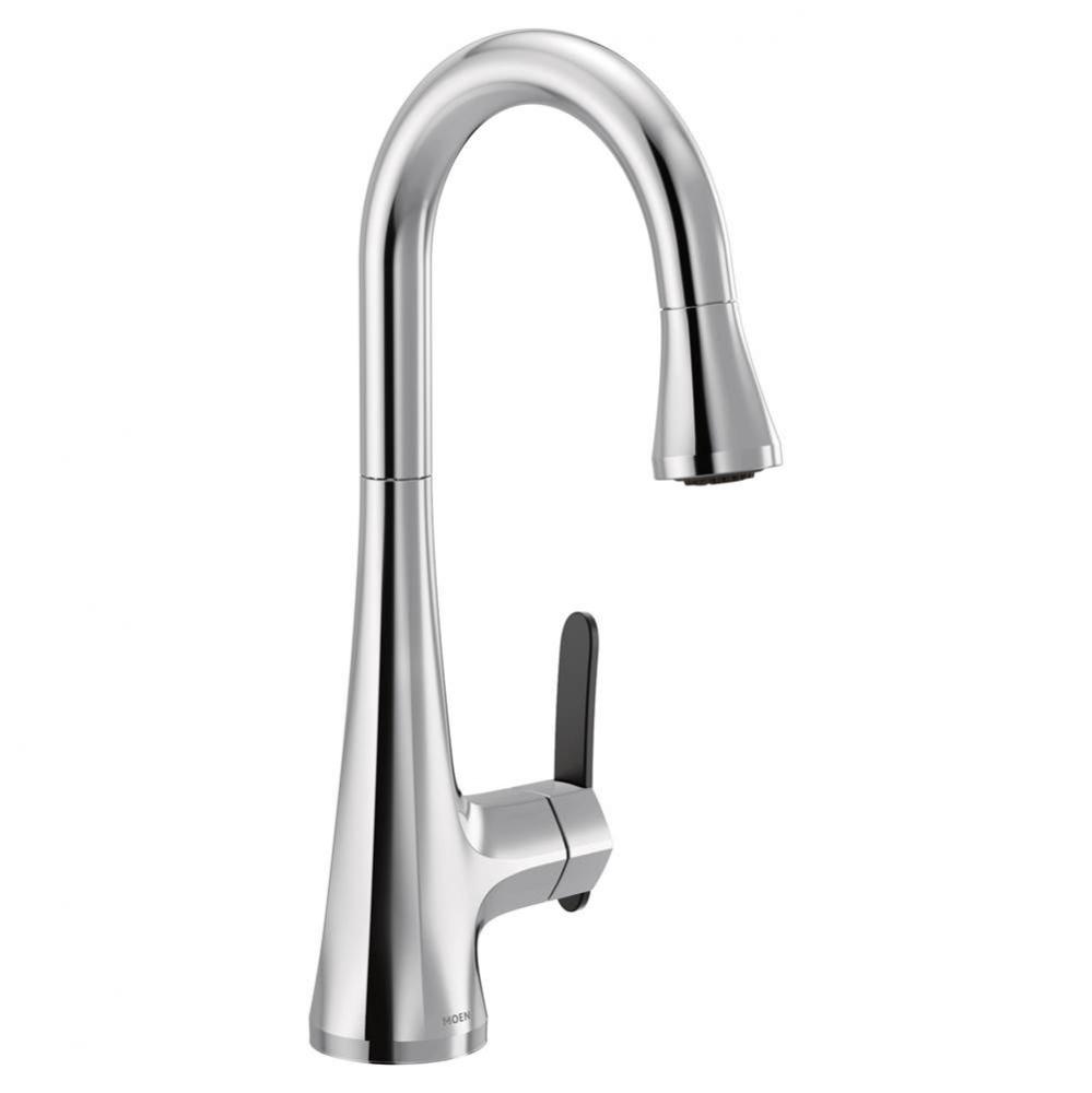 Sinema Single-Handle Pull-Down Sprayer Bar Faucet Featuring Reflex and 2-Handle Options in Chrome