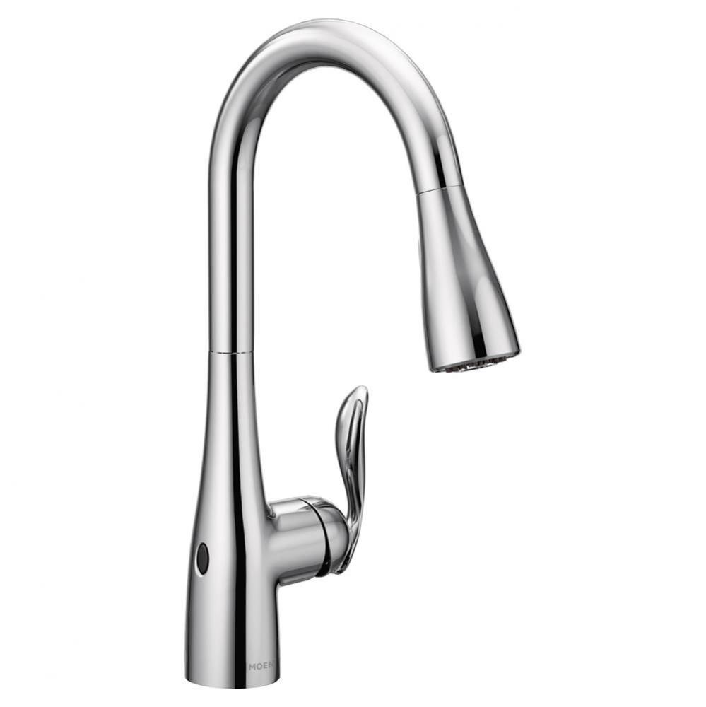 Arbor Motionsense Wave Touchless One-Handle Pulldown Kitchen Faucet Featuring Power Clean, Chrome