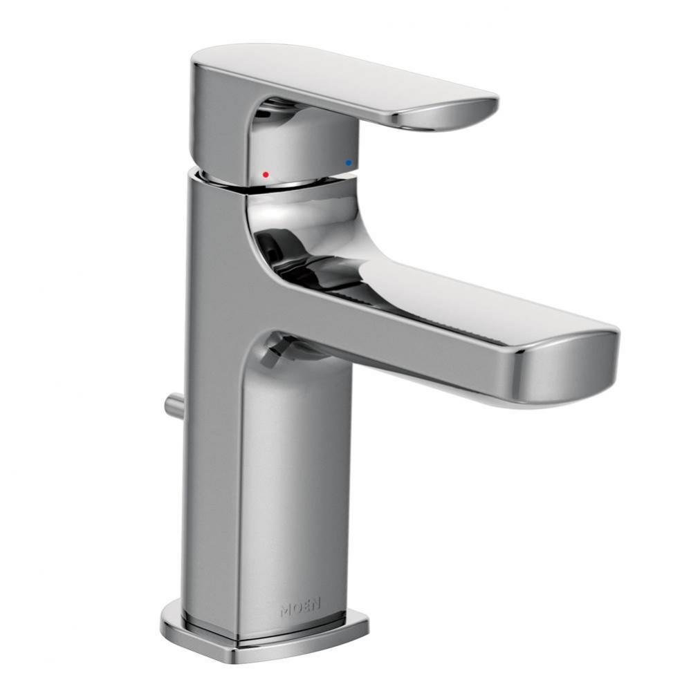 Rizon One-Handle Modern Bathroom Faucet with Drain Assembly, Chrome