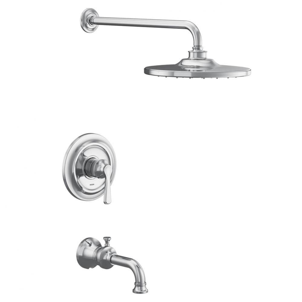 Colinet M-CORE 2-Series Eco Performance 1-Handle Tub and Shower Trim Kit in Chrome (Valve Sold Sep