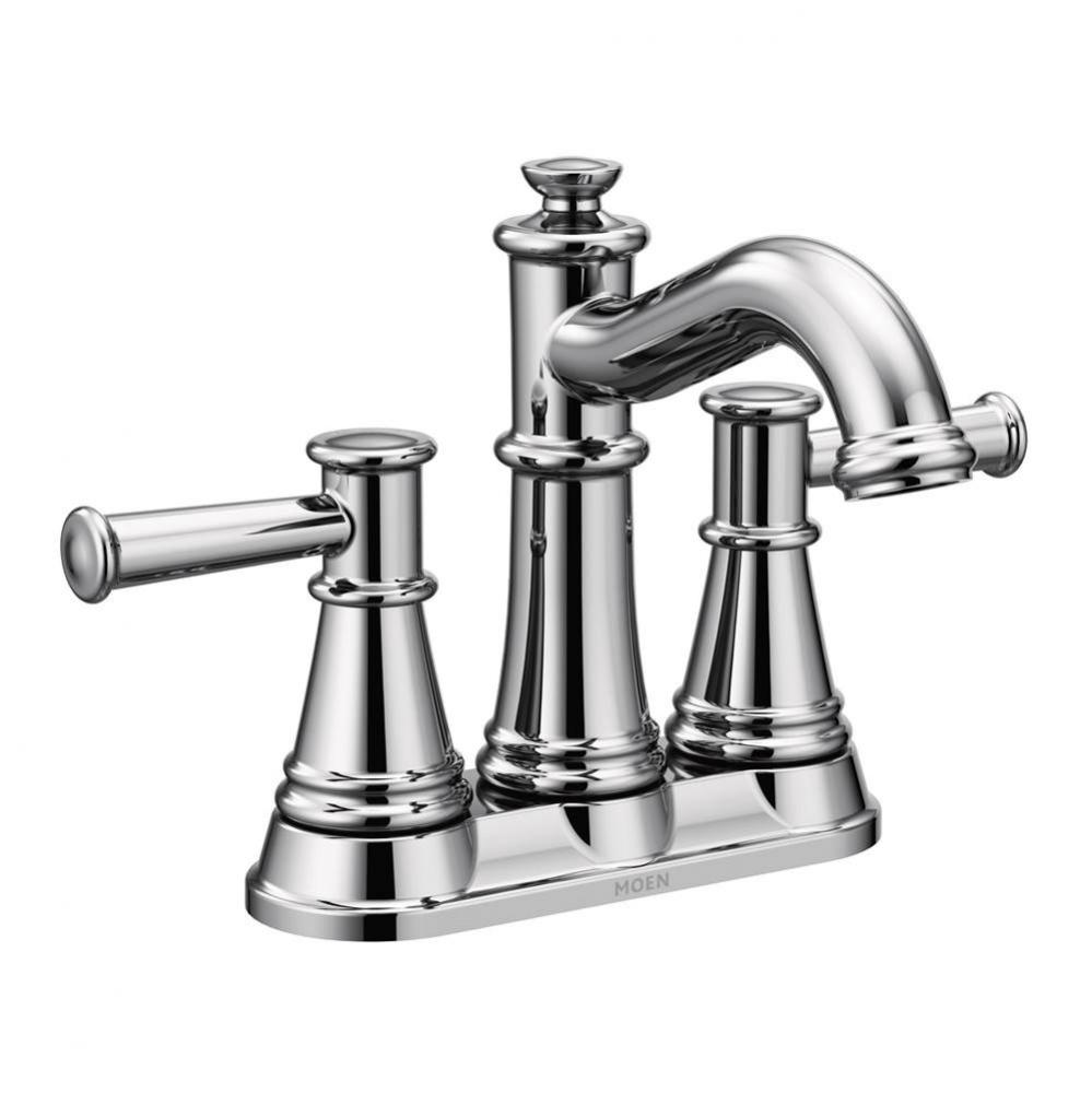 Belfield Two-Handle Centerset Bathroom Faucet, Chrome