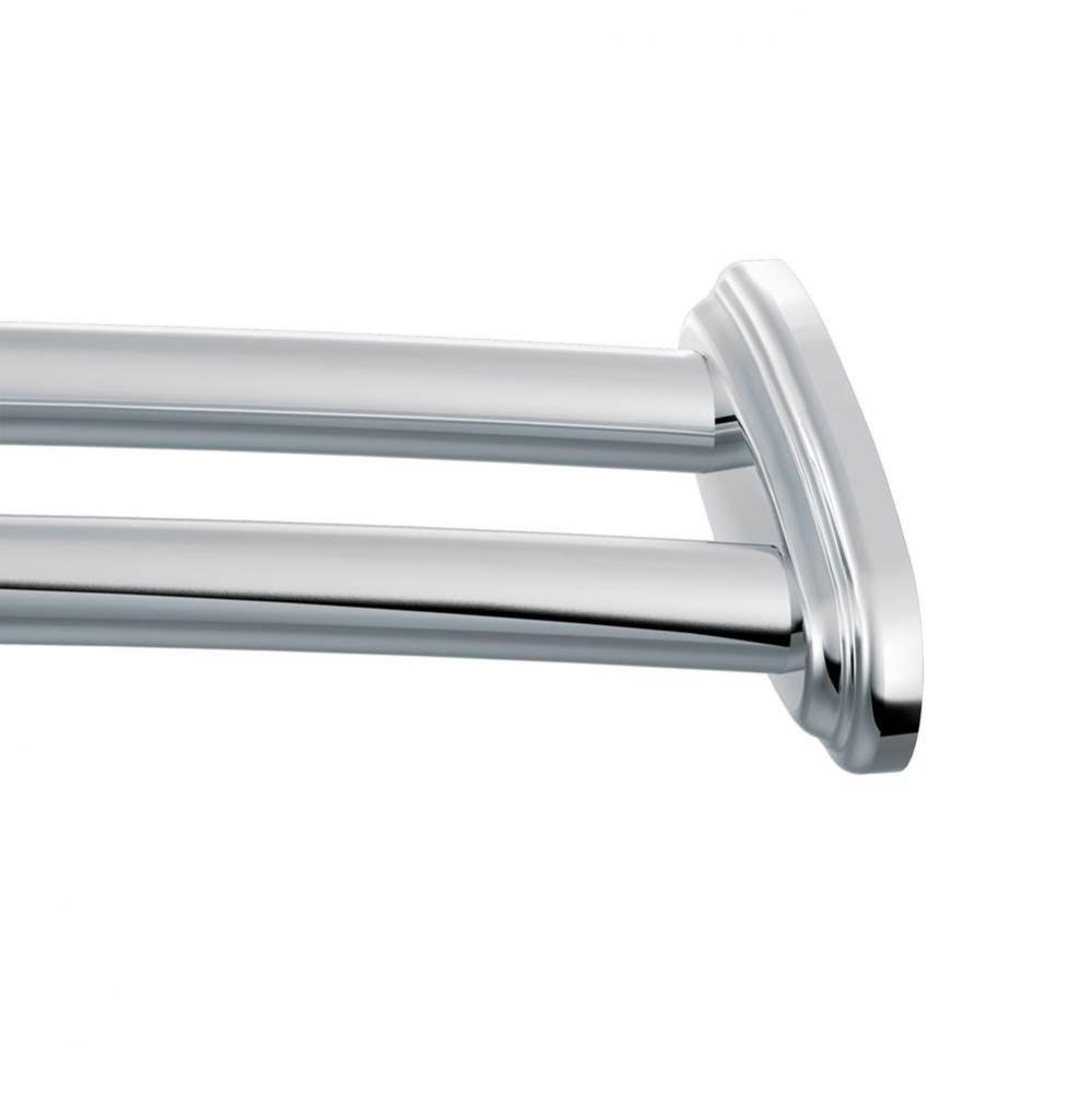 Chrome Adjustable Curved Shower Rod