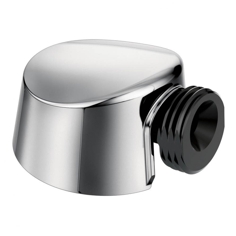 Round Drop Ell Handheld Shower Wall Connector, Chrome
