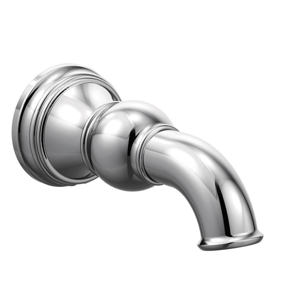Weymouth 1/2-Inch Slip Fit Connection Non-Diverting Tub Spout, Chrome