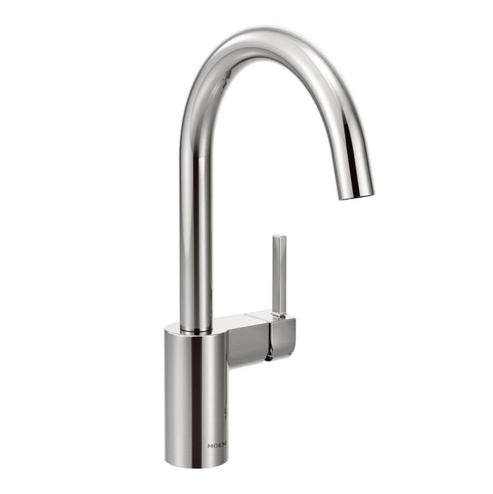 Align One-Handle High-Arc Modern Kitchen Faucet, Chrome